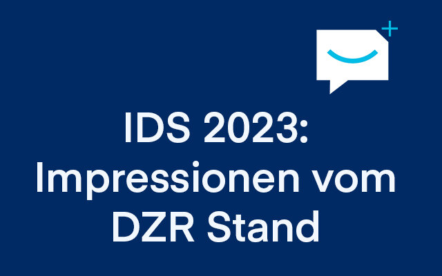 Grafik mit Text IDS 2023 Impressionen vom DZR Stand